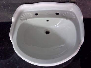 large cleopatra colonial basin two tap hole upstand roman