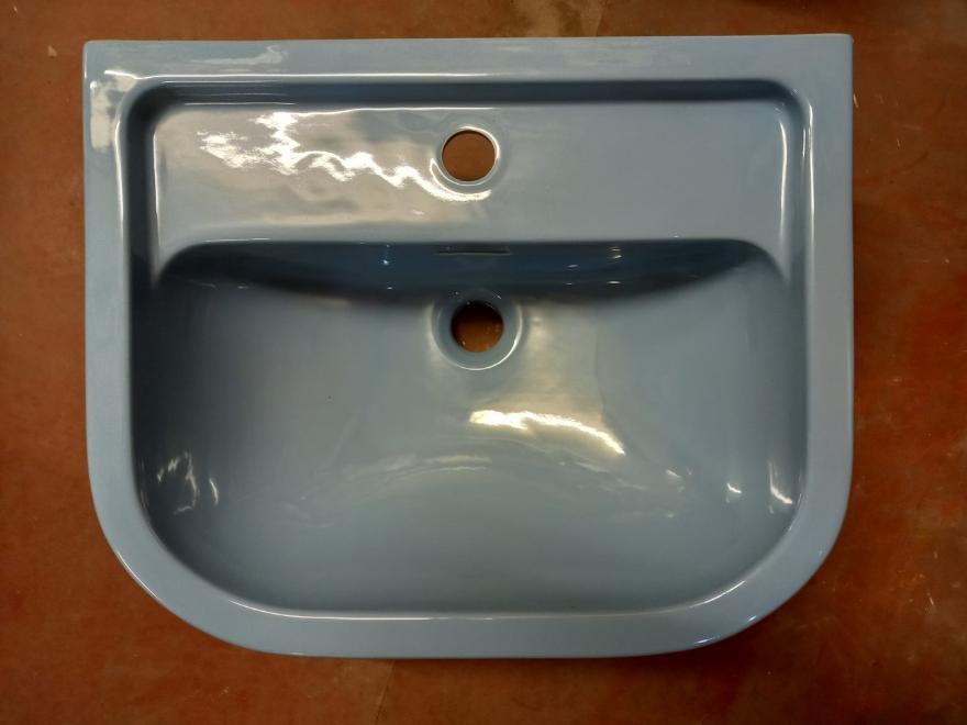 bermuda blue large cloakroom basin