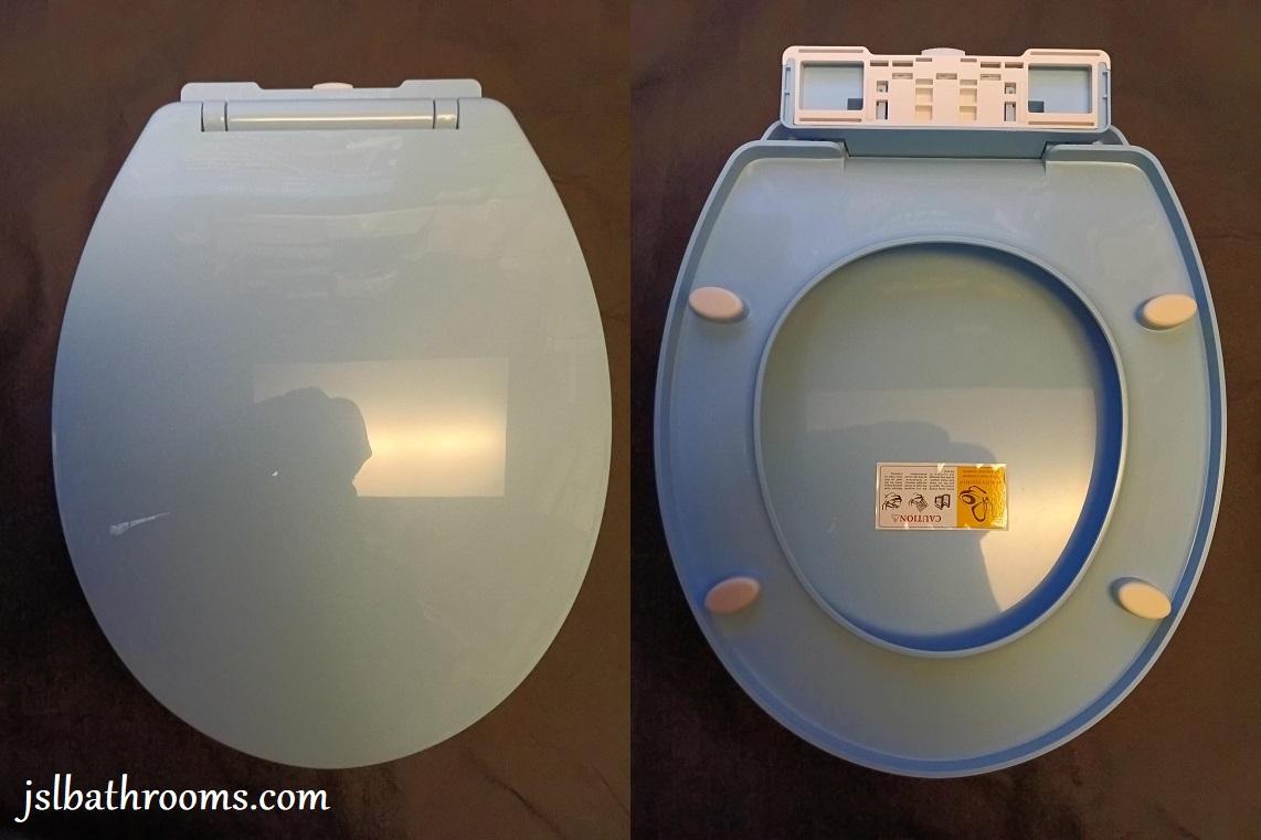 cloud blue sky toilet seat soft close quick release