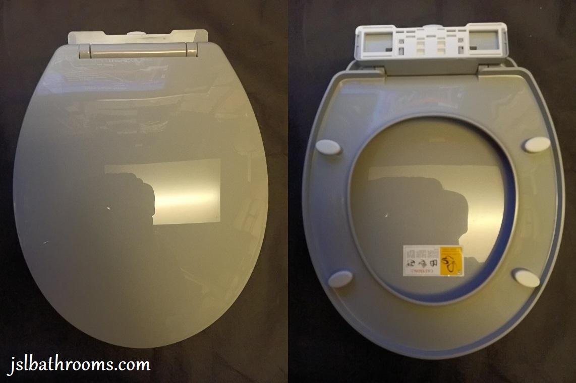 cloud grey whisper misty toilet seat soft close