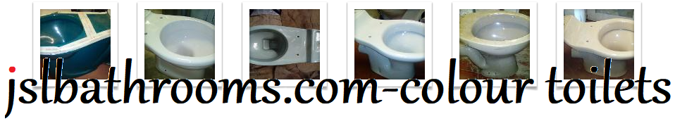 colour toilet pan base loo wc green blue cream