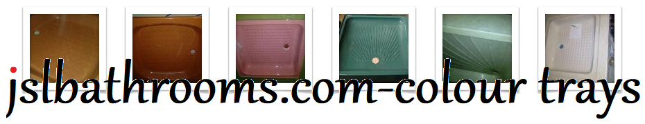 colour shower tray bases uk pink peach green blue