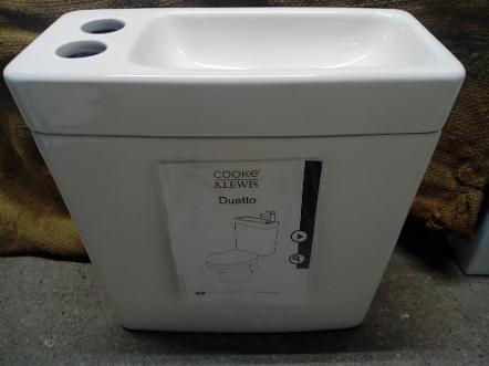 cooke lewis duetto cistern wash basin