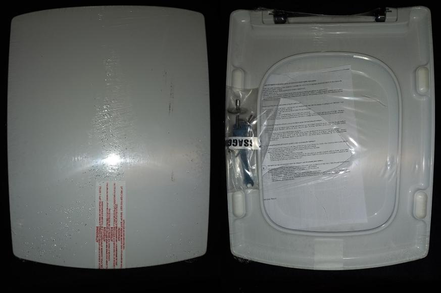 copriwater jazz toilet seat white soft close