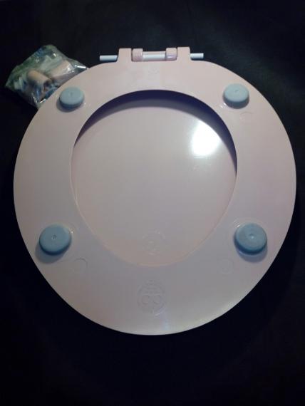cameron falcon coral pink toilet seat
