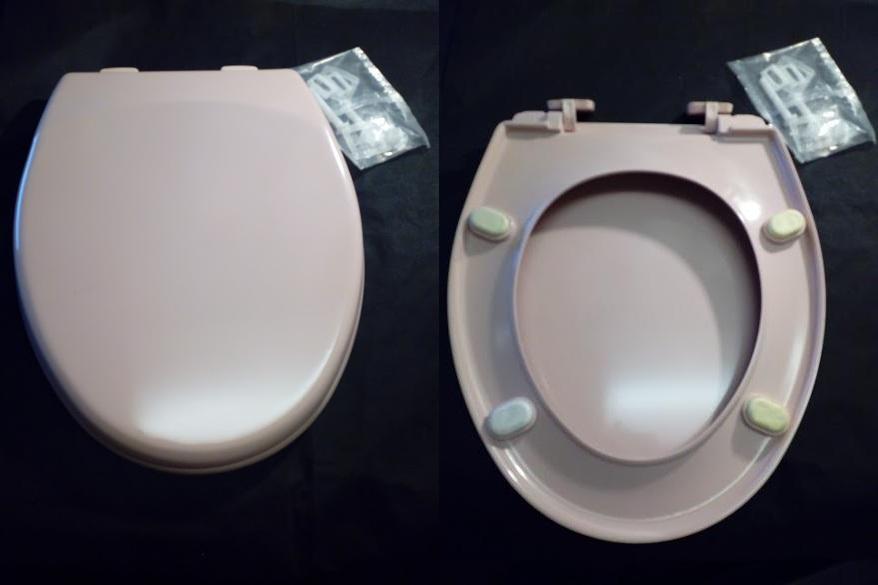 derwent macdee coral pink toilet seat