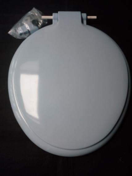 cornflower blue toilet seat thermoplastic