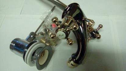 cristina gunmetal gold bidet mixer tap