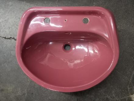 damask two 2 tap hole bathroom pedestal basin sink