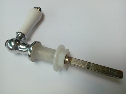 short ceramic lever toilet chrome victorian