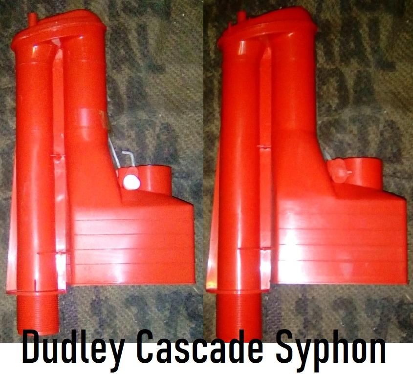 dudley cascade siphon syphon orange cistern flsuh