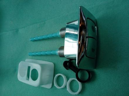 tc bathrooms cistern push button finesse
