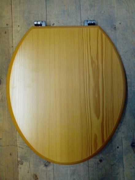 pine toilet loo cover wooden uk