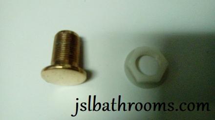 gold cistern hole blank stopper 15 20mm