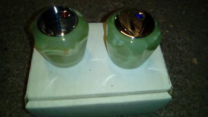 green onyx tap heads handwheels
