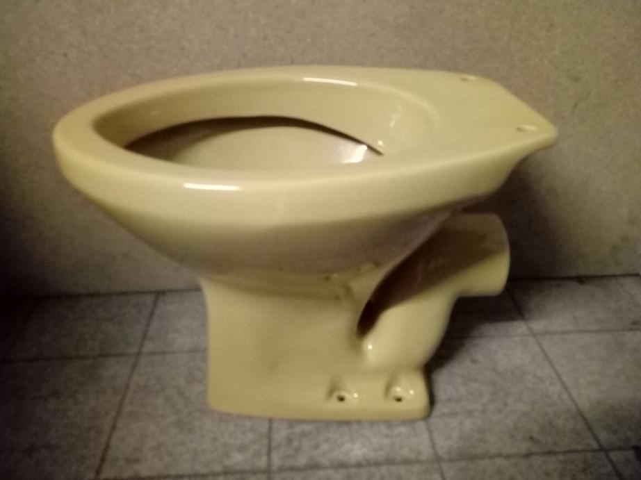 harvest gold low level toilet pan