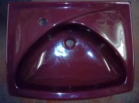 ideal standard tiara burgundy basin