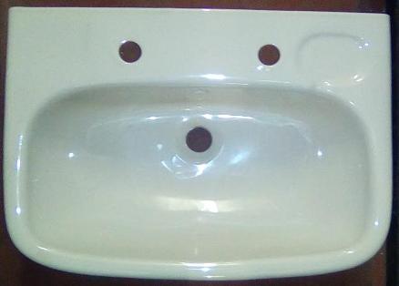 ideal standard whisper peach wash basin for bathroom