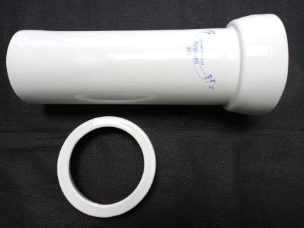 long ceramic straight pan connector