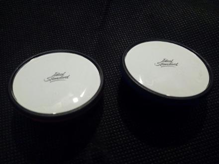 white disc ideal standard dualux