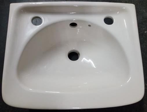 soft cream colour small hand basin