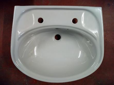 karat whisper grey bath sink pedestal