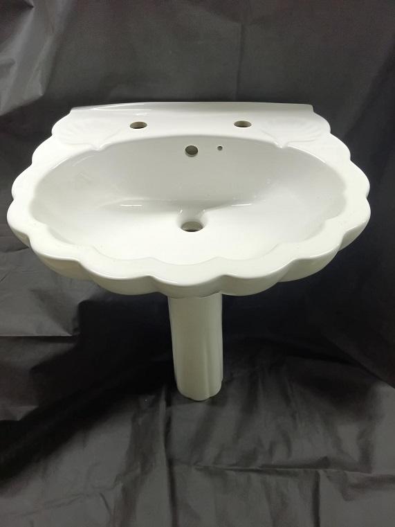 karat seashell scalloped edge fancy basin bathroom