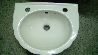 karat shell soft cream cloakroom basin