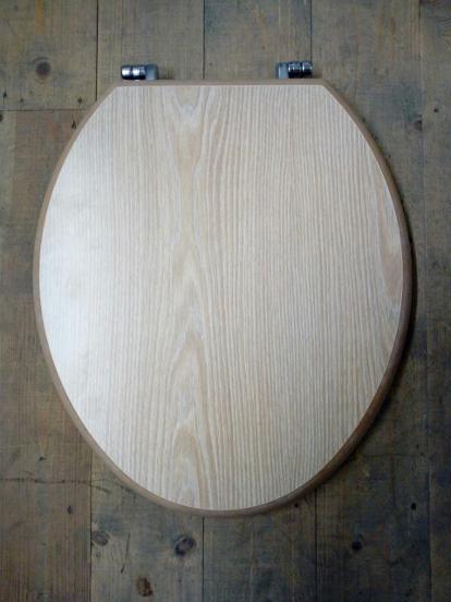 limed oak toilet seat standard fit