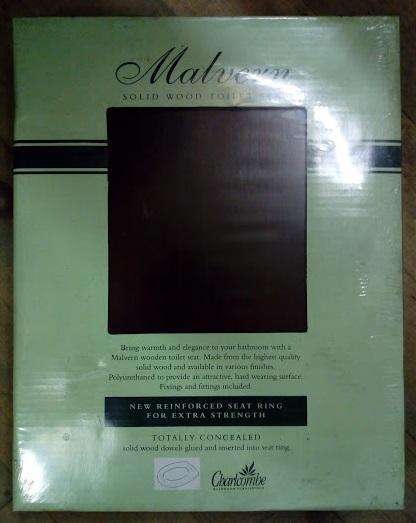 malvern toilet seat mahogany solid real