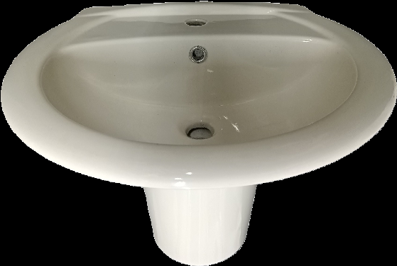 550 pergamon basin sink half ped