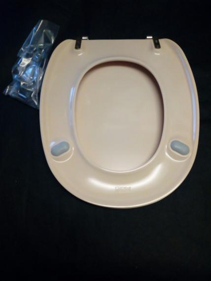 metal hinge peach melba toilet seat