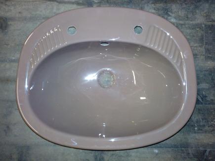 mink inset plastic vanity top bowl