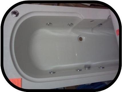 miranda large whirlpool spa type double ended bath 1800 750mm