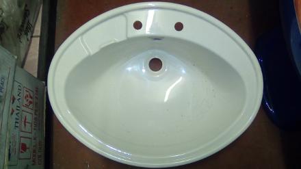 champagne colour oval vanity bowl
