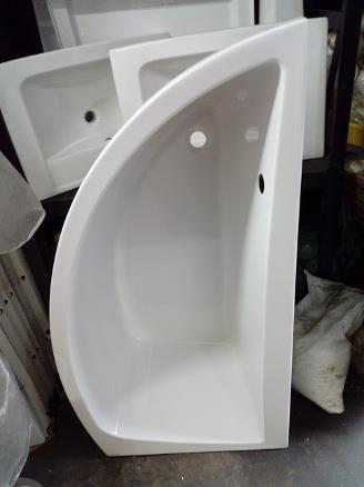 cersanit nano offset small corner bath