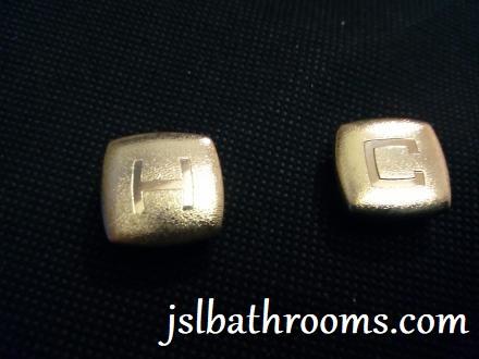 square gold tap tops hot cold new classic