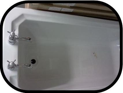 8mm thick quality wide 750 bath suite