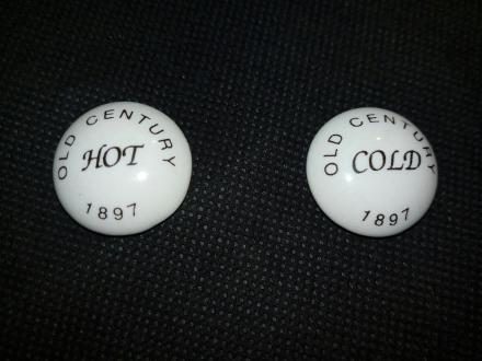 old century 1897 hot cold tap top