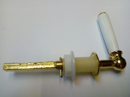 otley dark gold cistern lever loo