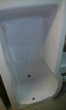 p-bath p bath shower bath heavy duty acrylic 850mm