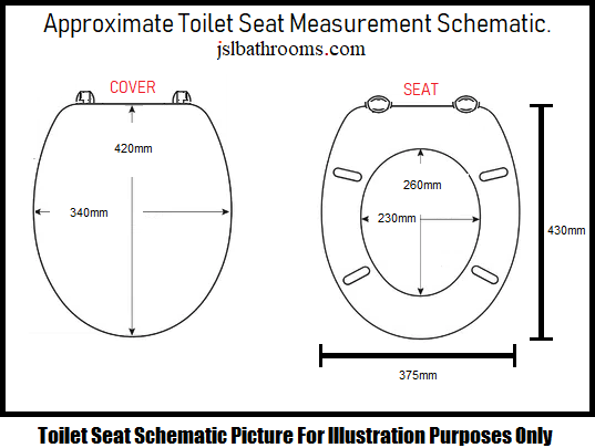 pampas toilet seat lid cover loo wc