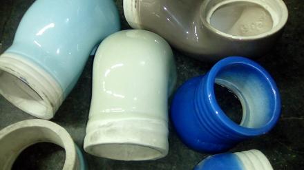 ceramic pan connector colours toilet