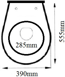 kerasan wall hung toilet loo lavatory sizes