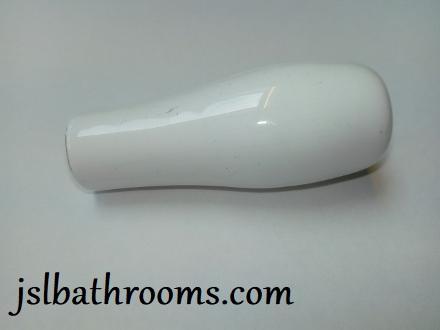 pergamon soft white handle loo flush
