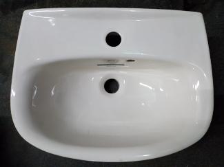 pergamon roca laura old english white hand basin cloakroom