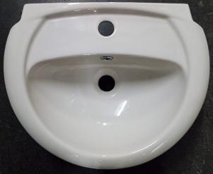 pergamon small basin one hole mono wall