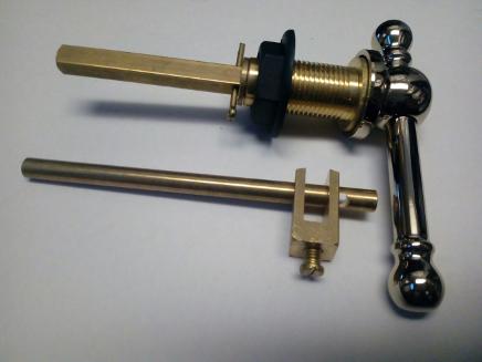 yorkshire antique gold toilet cistern lever