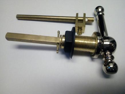 gold plated cistern lever t bar uk