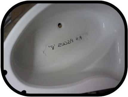 8mm extra thick quality strong bath corner offset 1500